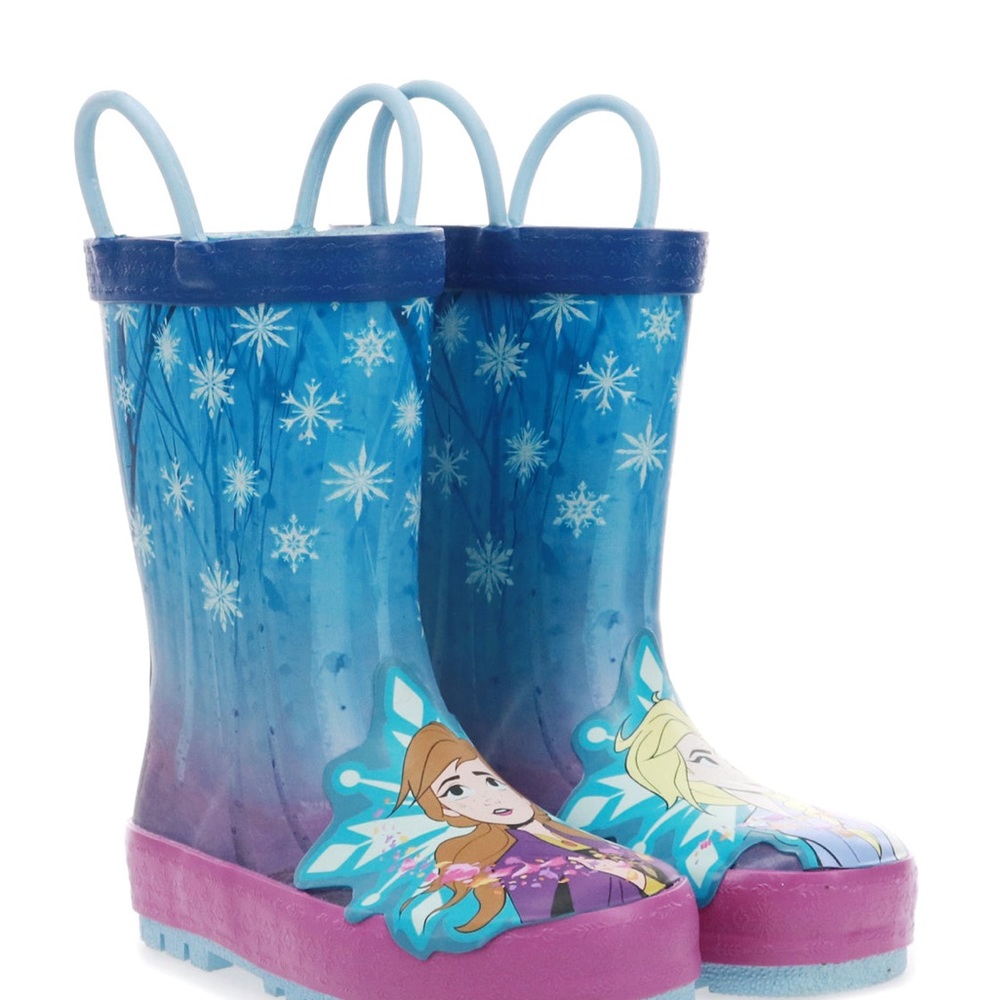 FROZEN Rainboots Anna Elsa Disney Western Chief Rubber Shoes Size Kids 6 New Box